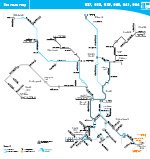 Route 637/638/639/640/641/644 Map