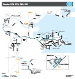 Route 278/279/280/281 Map