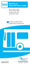 Route 608 Timetable