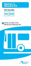 Route 611/630 Timetable
