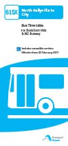 Route 615X Timetable