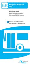 Route 616X Timetable