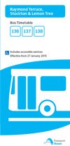 Route 136/137/138 Timetable