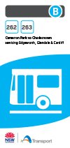 Route 262-263 Timetable