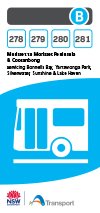 Route 278/279/280/281 Timetable